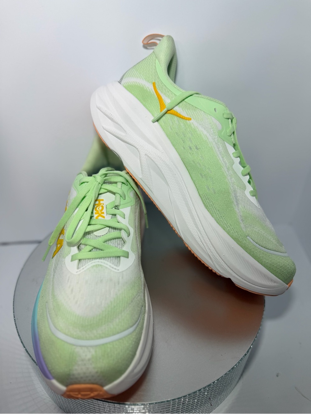 Hoka Women's Light Green and Lavender Running Sneakers size 11.5 NWT - Picture 6 of 8